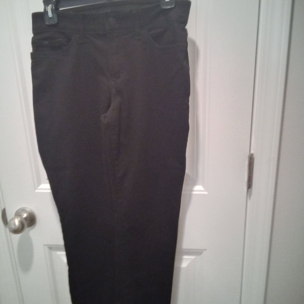 Lee Flex Motion Sz 6 Short Straight Leg Mid Rise Regular Fit  Black Denim Jeans